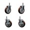 Service Caster Regency 460EC26 EC-26 5'' Replacement Caster Set with Brakes, 4PK REG-GR20S514-PPUB-MRN-845-2-TLB-2 - alternate 1